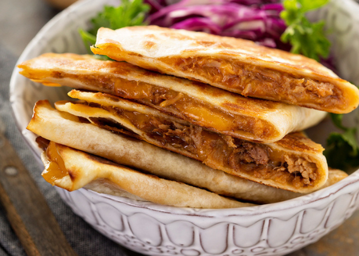 BBQ Pork Quesadilla Featured Image