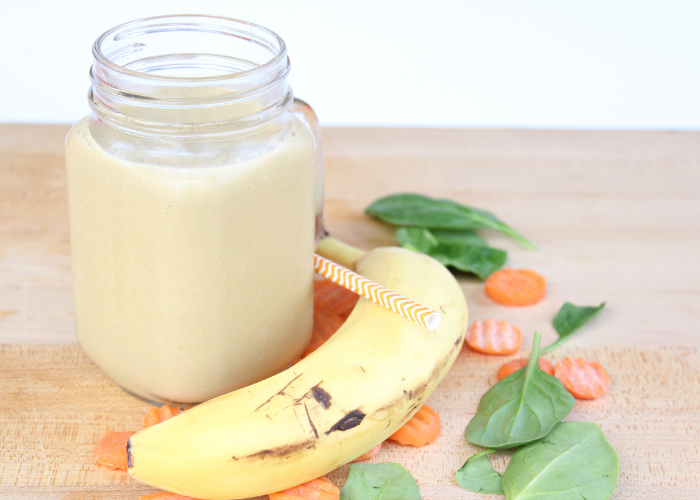 Banana Carrot Green Smoothie Featured Image