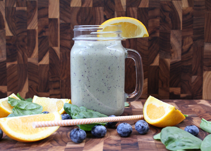 Blueberry Orange Immune Boosting Smoothie Featured Image