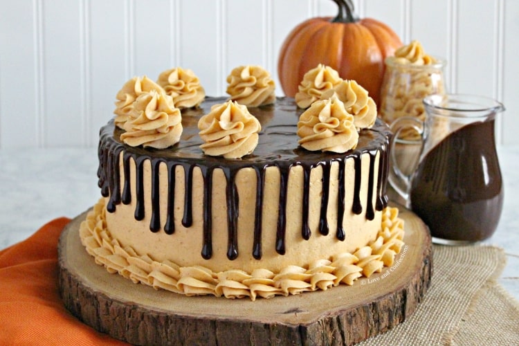 Chocolate Pumpkin Drip Cake Featured Image