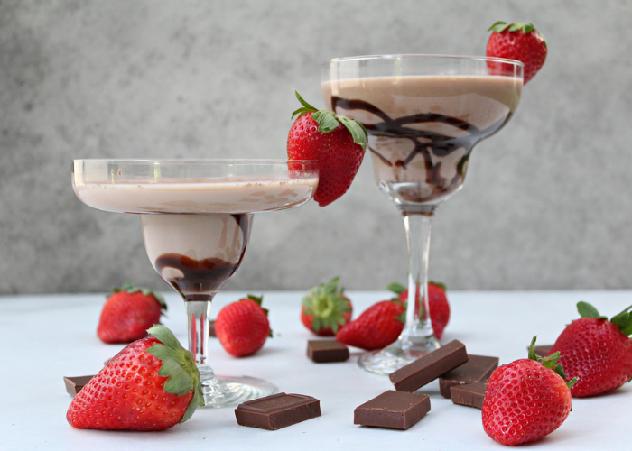 Chocolate Strawberry Mocktail Featured Image