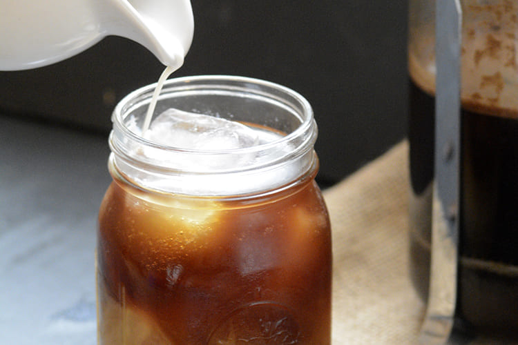 Cold Brew Coffee made with Fresh Florida Milk