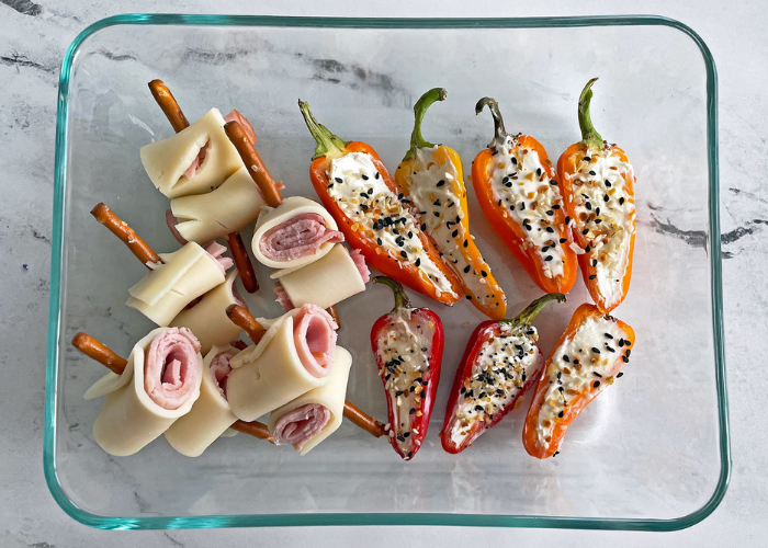 Everything Bagel Cheese Stuffed Mini Sweet Peppers Featured Image