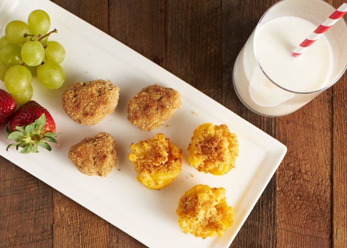 Mac & Cheese Veggie Bites with Homemade Nuggets Featured Image