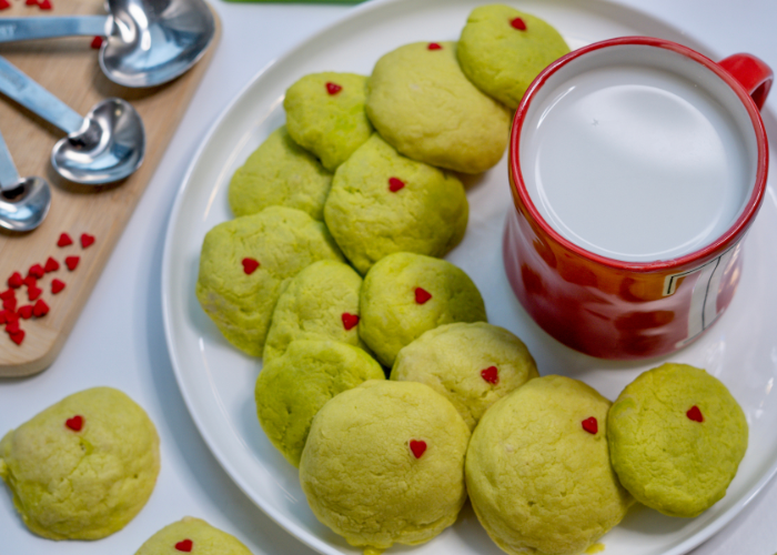 Grinch Holiday Cookies Featured Image