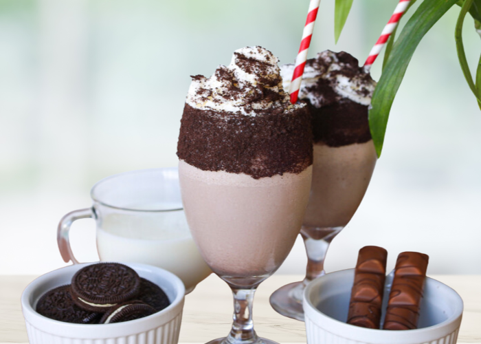 Hazelnut Cookies & Cream Milkshake Featured Image