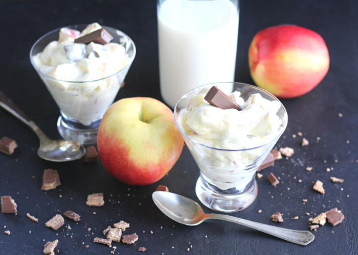 Leftover Halloween Candy Apple Salad Featured Image