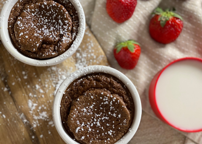 Low Carb Chocolate Souffle Featured Image