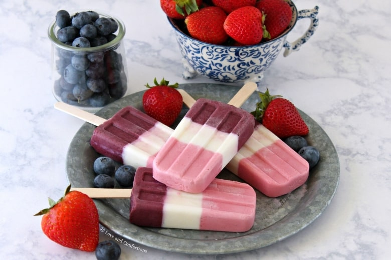 Berry Smoothie Pops Featured Image