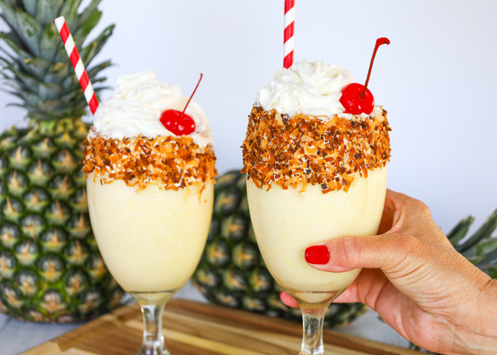 Pina Colada Milkshake Featured Image