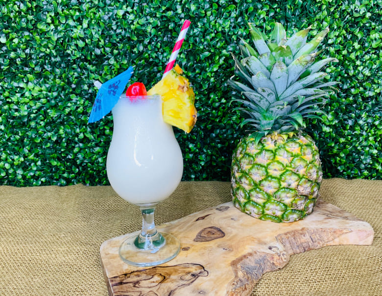 Pina Colada Boozy Milkshake Featured Image