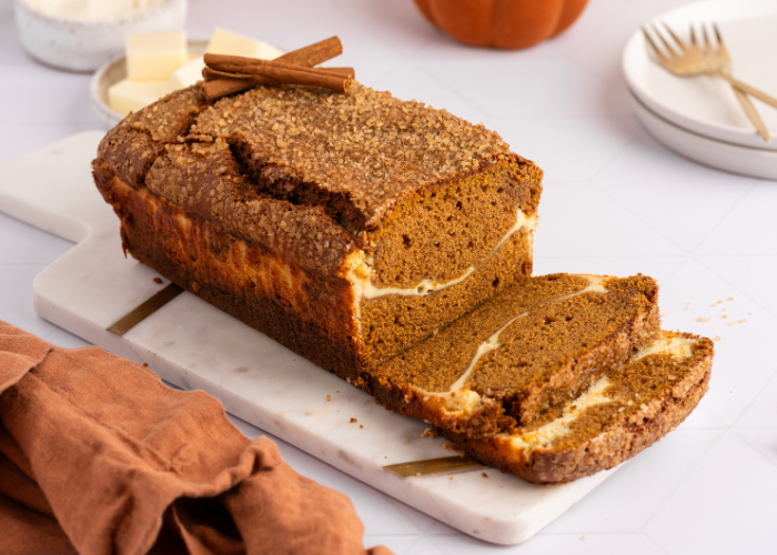 Pumpkin Cheesecake Bread Featured Image