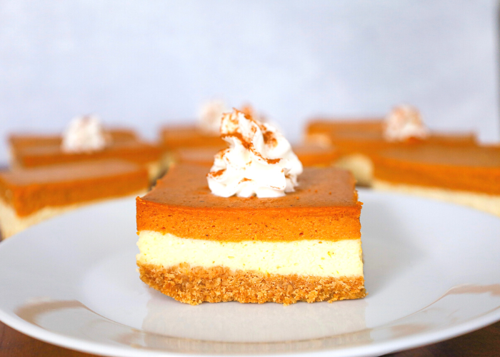 Pumpkin Pie Cheesecake Bars Featured Image