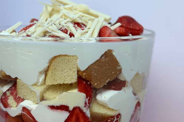 Strawberry Amaretto Trifle Featured Image