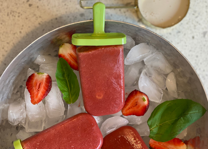 Strawberry Basil Creamsicles Featured Image