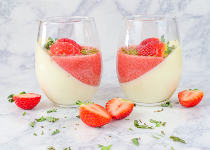 Vanilla Panna Cotta with Strawberry Gelee Featured Image