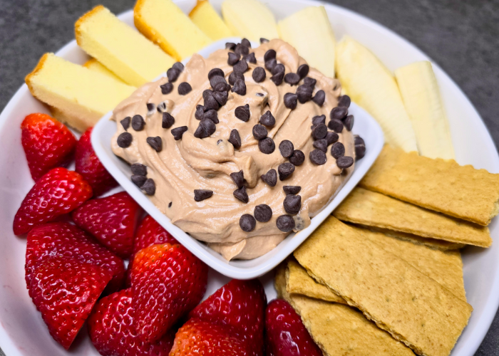 Velvety Hazelnut Chocolate Cheesecake Dip Featured Image