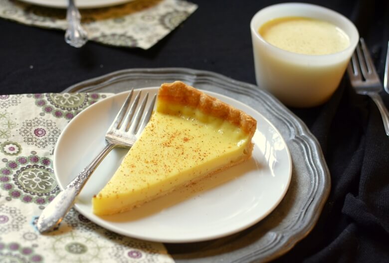 Eggnog Tart Featured Image