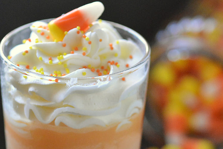 Candy Corn Milkshakes Featured Image