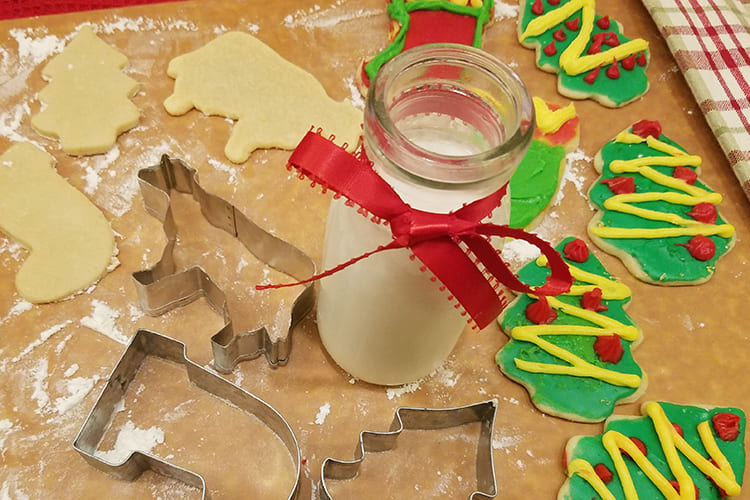 Rolled Christmas Sugar Cookie Cutouts Featured Image