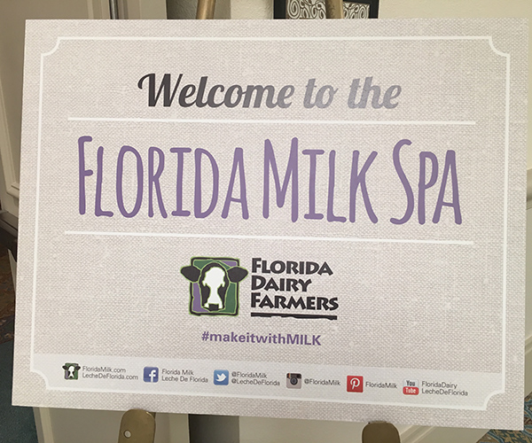 FDF Hosts First Ever Florida Milk Spa at National Food Blog Conference Featured Image